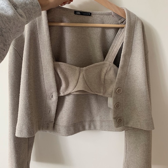 Zara Sweaters - Zara - matching top and cardigan set